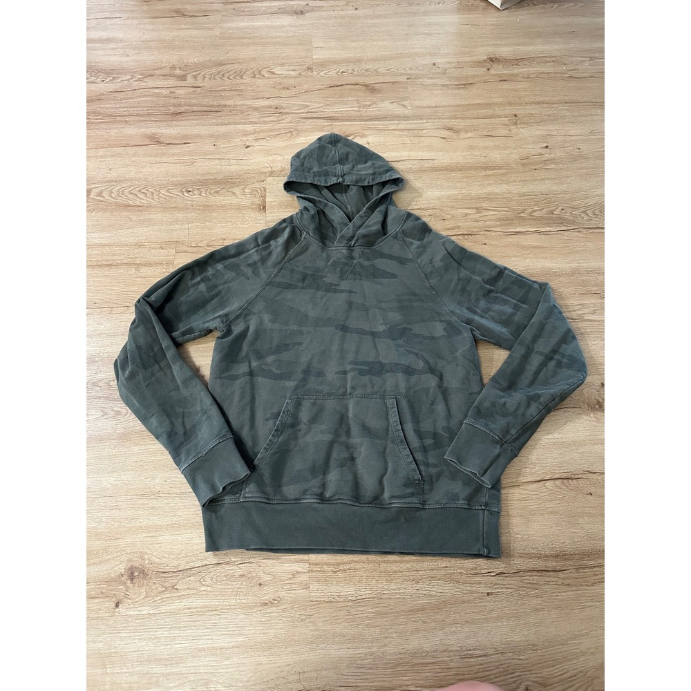 Flint and Tinder Camo Hoodie Large Green Camouflage Pullover